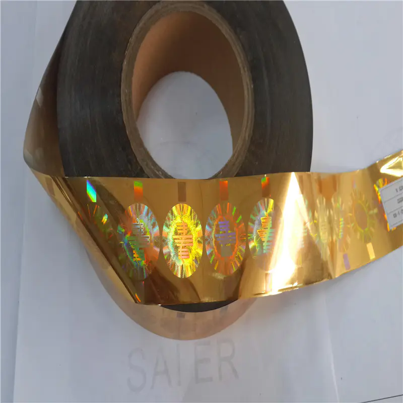 Saier customized holographic foil factory direct supply bulk buy
