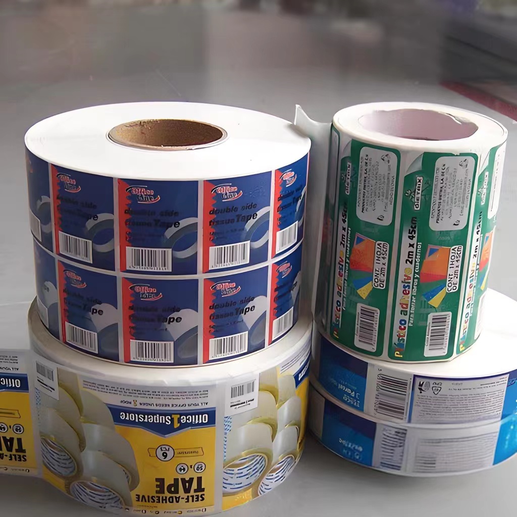 Adhesive printing  label  sticker for carton box and bottle