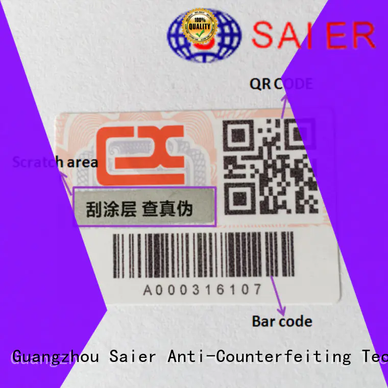 best value adhesive sticker with qr code factory price for product