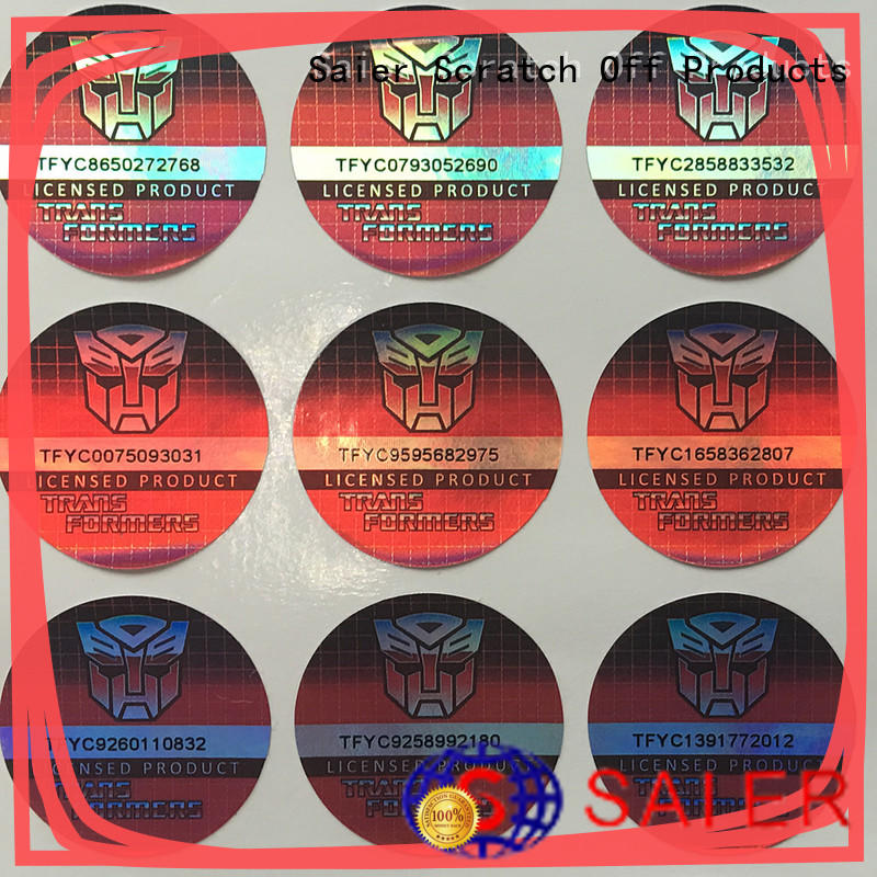 professional security stickers grab now for package