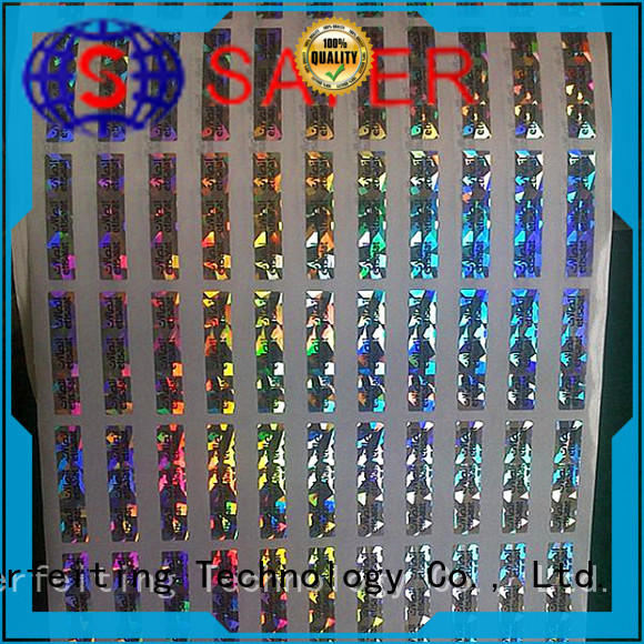 Saier useful holographic sticker factory price bulk buy