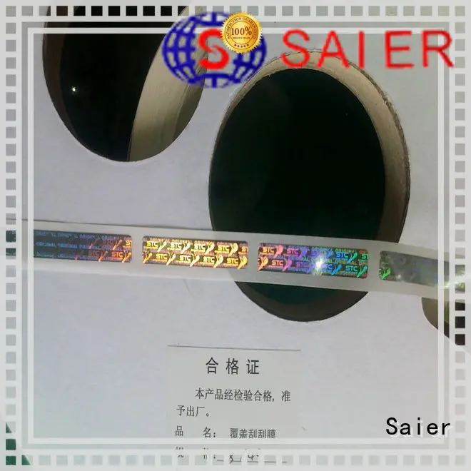 Saier high reputation adhesive label sticker factory direct supply for promotion